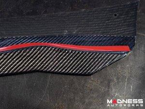 Alfa Romeo Giulia Front Spoiler - Carbon Fiber - QV Style - V3 - Feroce Carbon - Base Model